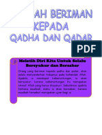 Hikmah Beriman Kepada Qada Dan Qadar Nia