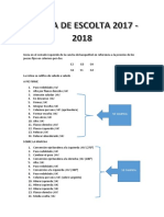 Rutina 2018 - 2019