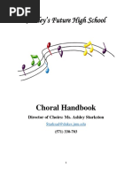 Ashley's Future High School: Choral Handbook