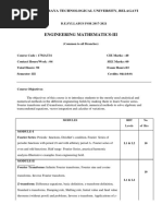 Engineering Mathematics-Iii: Visvesvaraya Technological University, Belagavi