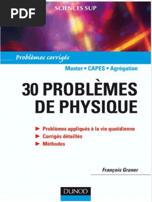 Francois Graner 30 Problemes De Physique Problemes Corriges Dunod 2008 Transfert Thermique Masse
