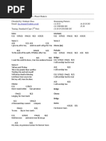 Chords And Lyrics Docx Song Structure