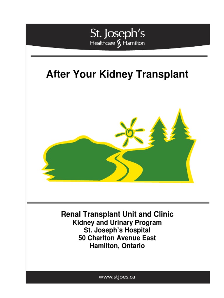 PD 2021 After Your Kidney Transplant 2013 PDF Sexual Intercourse