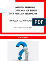 Peluang, Ide Dan Analisa Kelayakan