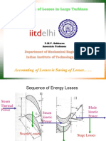Estimation of Losses in Large Turbines