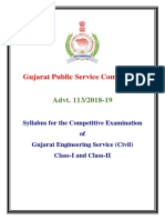 Gujarat Public Service Commission: Advt. 113/2018-19