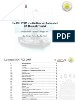 ISO 17025 - Requisiti Tecnici