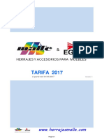 Malle Tarifa 2017 Euros - Ene17