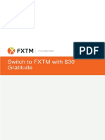 Switch To FXTM With $30 Gratitude
