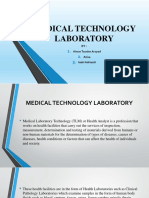 Medical Technology Laboratory: BY: Ainun Tasnim Arsyad Atisa Indri Adrianti
