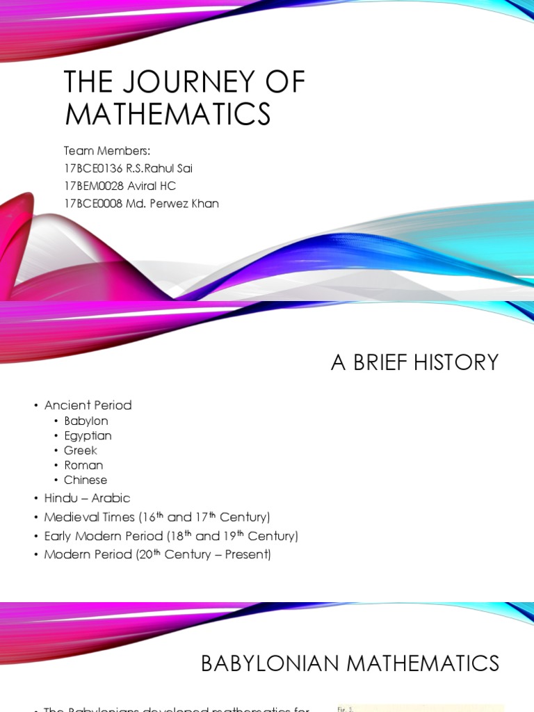 The Journey of Mathematics | PDF | Teaching Mathematics | Calculus