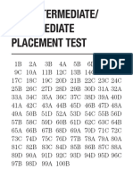 Pre Interm Intermediate Key