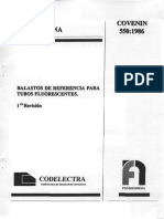 730-75 Métodos de Ensayo Para Lámparas Tubulares Flurorescentes Para Alumbrado General