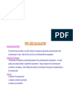 Pipe Thickness Calculation