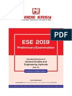 Ies Ese 2019 Prelims Exam GS Sol PDF