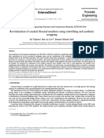 Revitalization of Cracked Flexural Members Using Retrofitting and Synthetic Wrapping