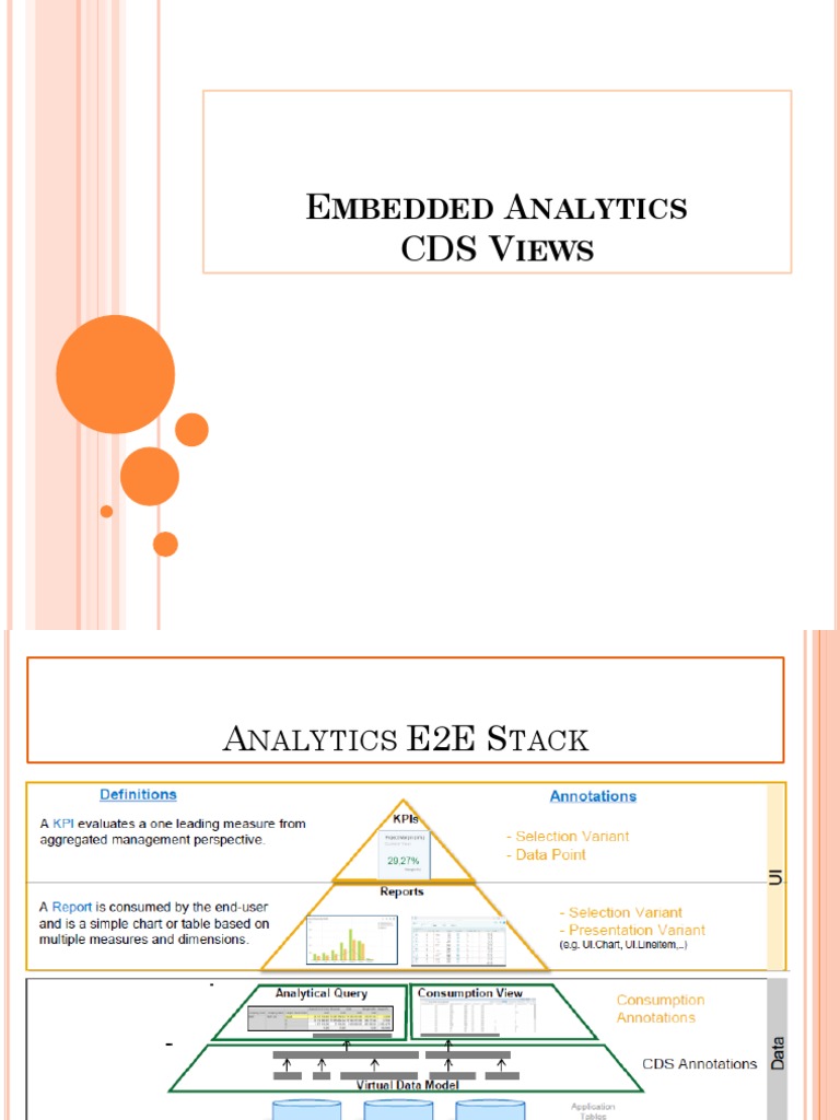 CDS Views and VDM in SAP Analytics | PDF | Data | Data Management