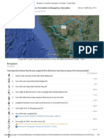 Drive 1,334 KM, 31 H Bangalore, Karnataka To Bangalore, Karnataka