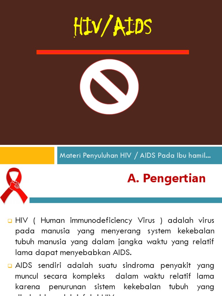 Materi Penyuluhan HIV / AIDS Pada Ibu Hamil.. | PDF