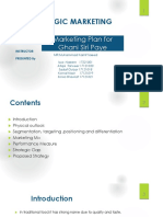 Strategic Marketing: Marketing Plan For Ghani Siri Paye