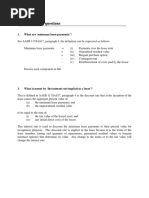 Comprehension Questions: 1. What Are Minimum Lease Payments'?