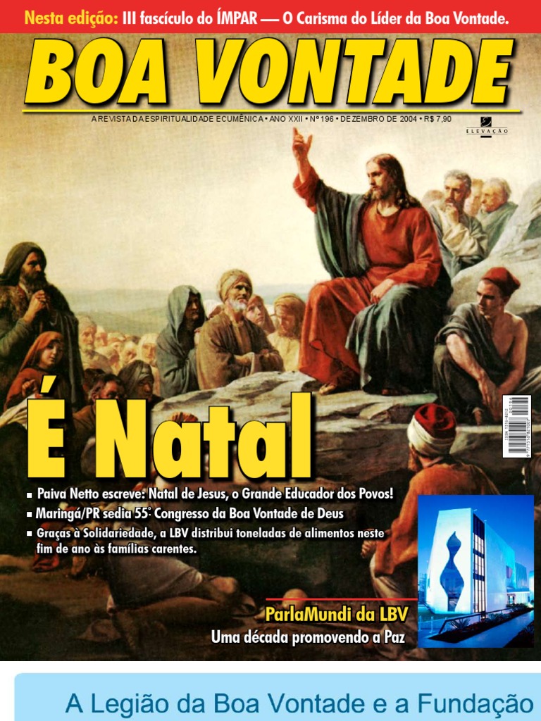 Congresso da Boa Vontade em Maringá | PDF | Jesus | Deus