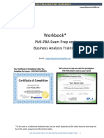 PMI PBA Workbook PDF