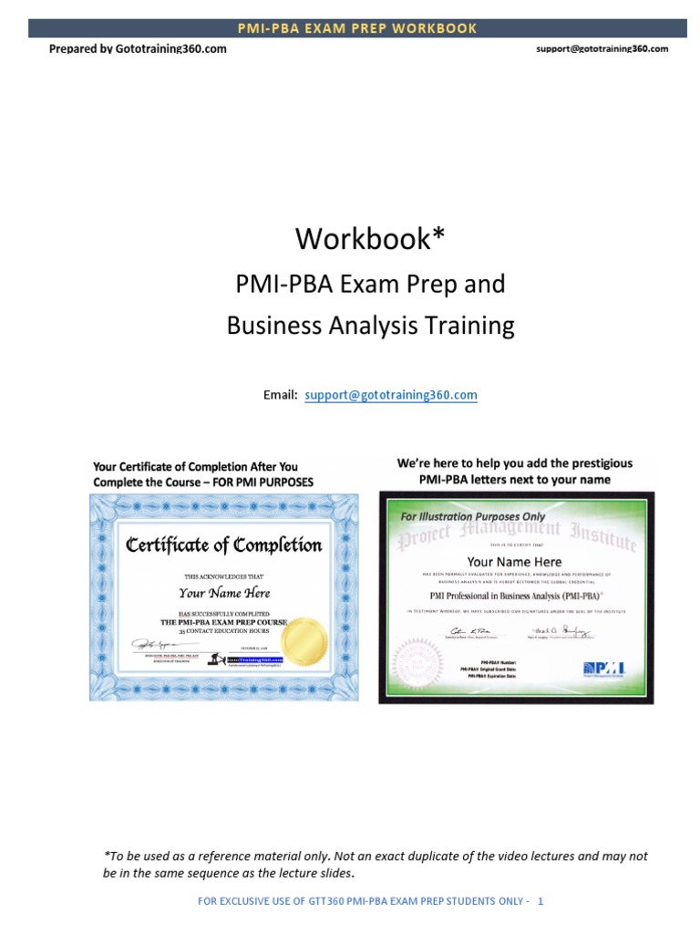 PMI-PBA復習過去問