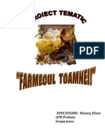 Proiect Tematic Farmecul Toamnei