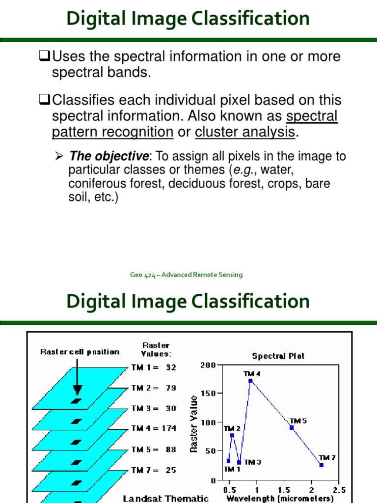 GEO424 Lect12&13&14 Classification UPDATED PDF | PDF | Statistical ...