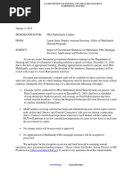 HUD - 1-4-2019 - Letter - Multi-Family Housing