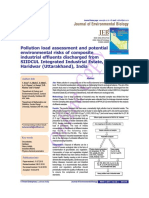 2016 - 2017 Pollution Load Assessment and Potential Environmental Risks - Siidcul Integrated Industrial Estate, Haridwar (Uttarakhand), India PDF