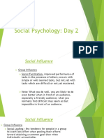 Social Psychology Day 2