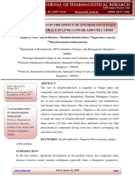 Invitro Studies on the Effect of Zingiber Officinale Methanol Extract in Lung Cancer A549 Cell Lines