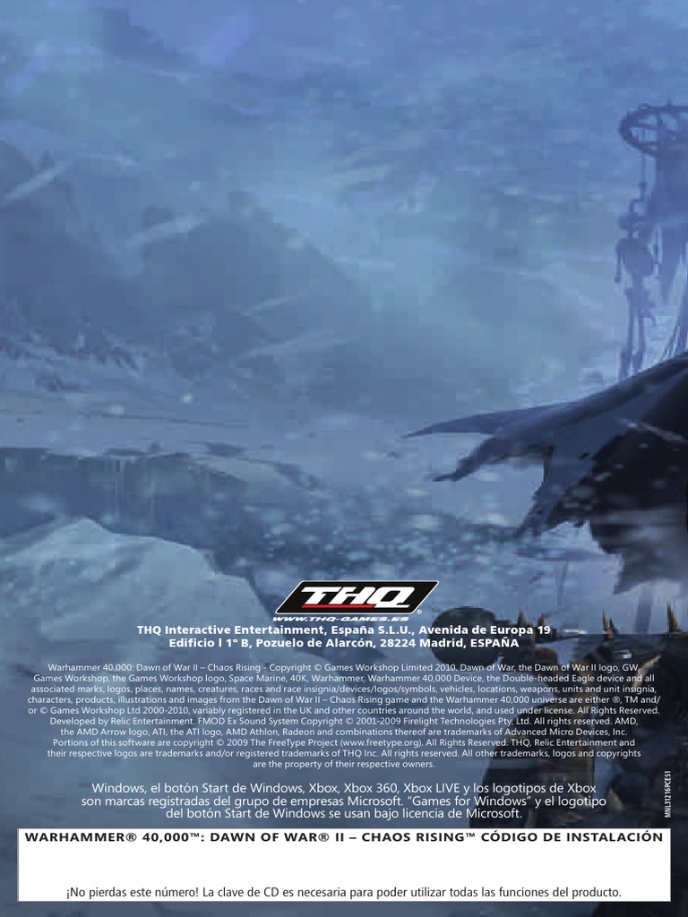 Dawn of War II - Chaos Rising Manual - ES PDF | PDF | Point and Click ...