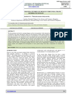 In Silico Drug Designing Studies on Dengue Virus NS2A Trans-membrane Domain