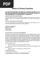 Notice of Privacy Practices