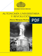 Autonomia Universitaria y Revolucion