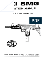 FN UZI SMG Operation Manual Cal. 9 MM Parabellum (Belgium) PDF