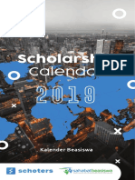Kalender Beasiswa 2019