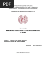 Rinforzo di un telaio in c.a. con CFRP