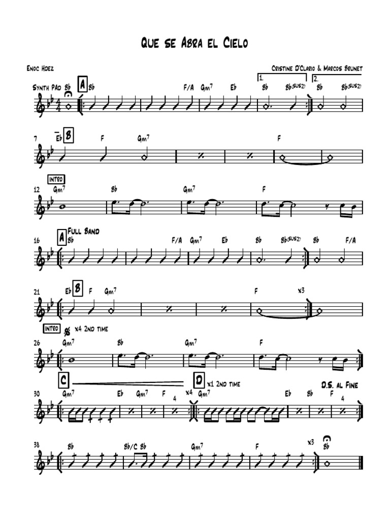 Chart Que Se Abra El Cielo Cristine D Clairo PDF