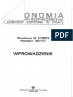 Horst W. - Ergonomia Z Elementami Bezpieczeństwa I Ochrony Zdrowia W Pracy. Wprowadzenie PDF