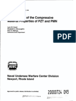 Mechanical and Electrical Properties of PZT