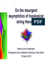 On the Resurgent Asymptotics of Topological String Theories