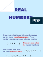 Real Numbers