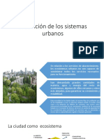 Evaluación y Conservacion de Los Sistemas Urbanos