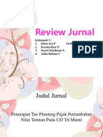 Review Jurnal Pajak Kel 3 - Akuntansi 16B