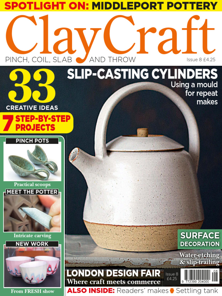 Claycraft-Magazine 8 2017 | PDF | Pottery | Ceramics
