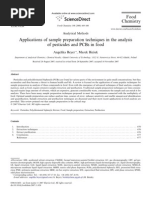 Download Applications of Sample Preparation Techniques in the Analysis of Pesticides and PCBs in Food by chemicalyuky SN39707834 doc pdf